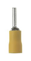 PANDUIT PV10-P55-DYY Pin Terminal, Pan-Term Series, Crimp, 12 AWG, 10 AWG, 6 mm², 2.5 mm