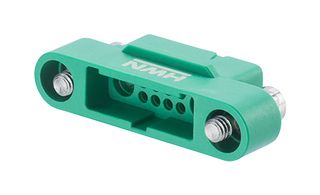 HARWIN G125-32496M3-01-08-01 Connector Housing, Black / Green, Gecko-MT G125 Series, Plug, 10 Positions, G125 Series Contacts
