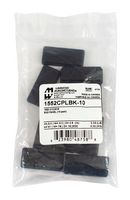 HAMMOND 1552CPLBK-10 Enclosure Accessory, End Panel, ABS (Acrylonitrile Butadiene Styrene), Black