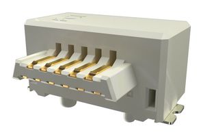 AMPHENOL COMMUNICATIONS SOLUTIONS 10162583-411111LF Mezzanine Connector, Header, 1 mm, 2 Rows, 11 Contacts, Surface Mount Right Angle, Copper Alloy