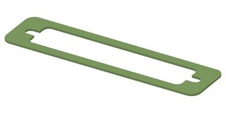 KEMTRON - TE CONNECTIVITY 95-22014 Junta Blindaje EMI, Grafito de Níquel y Fluorosilicona, 17.5mm x 74.4mm x 0.8mm, Serie Kemtron 95