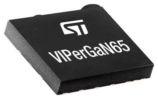 STMICROELECTRONICS VIPERGAN65TR Convertidor CA/CD, Flyback, Entrada 9 a 23V, 65W, 240kHz, QFN-EP-16, -40 a 150°C