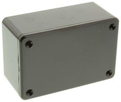 HAMMOND 1591LBK Plastic Enclosure, Flame Retardant, UL94V-0, IP54, Multipurpose, ABS, 83.8 mm, 56 mm, 39 mm, IP54