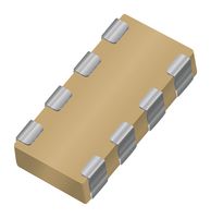 KYOCERA AVX W3A43C104KAT2A Capacitor Array, 4 Element, 0.1 µF, 0612 [1632 Metric], 25 V, 4 Capacitors, Standard Terminal