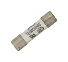 EATON ELECTRONICS BK1-S505H-2-R Fuse, Cartridge, Time Delay, 2 A, 250 V, 5mm x 20mm, 0.2" x 0.79", S505H Series