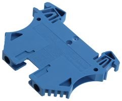 WEIDMULLER 1020180000 Bloque de Terminal c/Montaje en Riel DIN, 2 Posiciones, 26 AWG, 10 AWG, 4 mm², Tornillo, 32 A