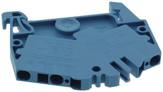 WEIDMULLER 1706040000 DIN Rail Mount Terminal Block, 3 Positions, 26 AWG, 12 AWG, Screw, 20 A