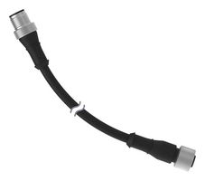 BANNER ENGINEERING MQDEC-401SS Sensor Cable, M12 Sensor Straight Receptacle, M12 Sensor Straight Plug, 4 Positions, 304.8 mm