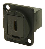 CLIFF ELECTRONIC COMPONENTS CP30201 Adaptador de USB, Orificio CSK, USB Tipo C Hembra, USB Tipo C Hembra, FT Series