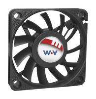 WAKEFIELD THERMAL DC0601012U2B-2T0 DC Axial Fan, 12 V, Square, 60 mm, 10 mm, Ball Bearing, 19.9 CFM