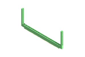 EDAC 337-086-559-858 Card Edge Connector, Dual Side, 1.57 mm, 86 Contacts, Through Hole Mount, Right Angle