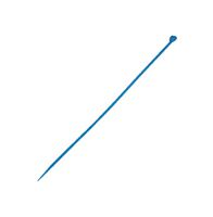 ESSENTRA COMPONENTS CT072L Cable Tie, Nylon 6.6 (Polyamide 6.6), Blue, 380 mm, 7.6 mm, 110 mm, 534 N