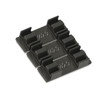 ESSENTRA COMPONENTS EFA04-71-001 Fastener, Cable Clip, 0.114 ", Nylon 6.6 (Polyamide 6.6), Black, 1.283 ", 1.063 "
