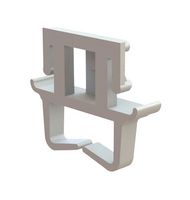 ESSENTRA COMPONENTS EHWSE-1-01 Fastener, Saddle Clamp, Nylon 6.6 (Polyamide 6.6), Natural, 28 mm, 6.2 mm