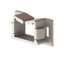 ESSENTRA COMPONENTS EWSJS-1-01 Fastener, Saddle Clamp, Nylon 6.6 (Polyamide 6.6), Natural, 21.6 mm, 10.6 mm