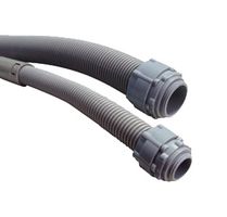 ESSENTRA COMPONENTS FCA214A Conduit Fitting, Adapter, Nylon 6.6 (Polyamide 6.6), Essentra Components CF010A Plastic Conduit