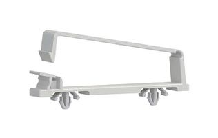 ESSENTRA COMPONENTS FCCA-40A-01 Fastener, Push Mount Flat Cable Clamp, Nylon 6.6 (Polyamide 6.6), Natural, 67 mm, 9.9 mm