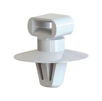 ESSENTRA COMPONENTS FTH-29-01 Cable Tie Mount, Push Barb, 6.4 mm, Natural, Nylon 6.6 (Polyamide 6.6)
