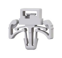 ESSENTRA COMPONENTS FTH-41-01 Cable Tie Mount, Arrowhead, Push Barb, 4.8 mm, Natural, Nylon 6.6 (Polyamide 6.6), 17 mm, 6 mm