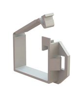 ESSENTRA COMPONENTS HEWSE-25-01 Fastener, Saddle Clamp, Nylon 6.6 (Polyamide 6.6), Natural, 30.4 mm, 12.1 mm