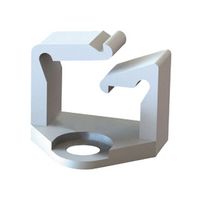 ESSENTRA COMPONENTS LWS-SR-3-01 Fastener, Saddle Clamp, Nylon 6.6 (Polyamide 6.6), Natural, 15.5 mm, 5.6 mm