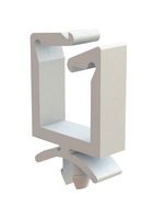 ESSENTRA COMPONENTS LWS-2-19 Fastener, Saddle Clamp, Nylon 6.6 (Polyamide 6.6), Natural, 15.4 mm, 5.6 mm