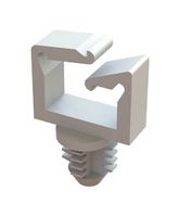 ESSENTRA COMPONENTS LWSBH-1-01 Fastener, Saddle Clamp, Nylon 6.6 (Polyamide 6.6), Natural, 15.5 mm, 5.6 mm