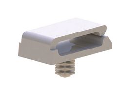 ESSENTRA COMPONENTS MBHWSSE1-1-01 Fastener, Screw Mount Cable Clamp, Nylon 6.6 (Polyamide 6.6), Natural, 17 mm, 9.5 mm