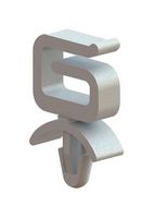 ESSENTRA COMPONENTS MOFNSP-2-01 Fastener, Push Mount Cable Clamp, Nylon 6.6 (Polyamide 6.6), Natural, 9.5 mm, 3.2 mm