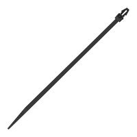 ESSENTRA COMPONENTS NTA20347PMTGB Cable Tie, Nylon 6.6 (Polyamide 6.6), Black, 203.2 mm, 4.8 mm, 50 lb