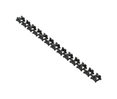 ESSENTRA COMPONENTS OFFG-165M-19-BK Flexible Fiber Guide, Fiber Optic Connectors, OFFG Series