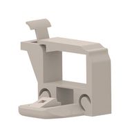 ESSENTRA COMPONENTS SMWSLT-1-19 Fastener, Saddle Clamp, Nylon 6.6 (Polyamide 6.6), Natural, 14.6 mm, 5 mm