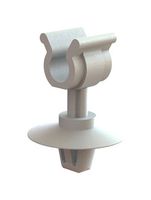 ESSENTRA COMPONENTS TPCE5-51-6M-19 Fastener, Push Mount Cable Clamp, 5.1 mm, Nylon 6.6 (Polyamide 6.6), Natural, 19 mm