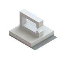 ESSENTRA COMPONENTS WS-SE-B-2-01A Fastener, Saddle Clamp, Nylon 6.6 (Polyamide 6.6), Natural, 15.9 mm, 9.5 mm