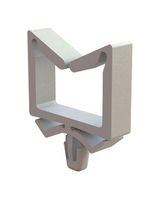 ESSENTRA COMPONENTS WWS-A-3-01 Fastener, Saddle Clamp, Nylon 6.6 (Polyamide 6.6), Natural, 23.6 mm, 5.6 mm