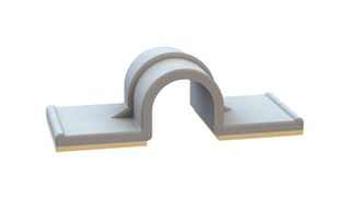 ESSENTRA COMPONENTS 22DPC38062 Fastener, Adhesive Backed Cable Clamp, 9.5 mm, Nylon 6.6 (Polyamide 6.6), Natural, 38.2 mm