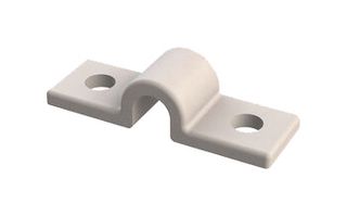 ESSENTRA COMPONENTS 22DSC500250 Fastener, Screw Mount Cable Clamp, 6.4 mm, Nylon 6.6 (Polyamide 6.6), Natural, 38.1 mm, 12.7 mm