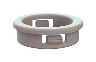 ESSENTRA COMPONENTS 22MP01060W Grommet, Open, 0.625 ", Nylon 6 (Polyamide 6), 0.75 ", 0.062 "