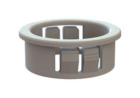 ESSENTRA COMPONENTS 22MP10915W Grommet, Open, 0.937 ", Nylon 6 (Polyamide 6), 1.093 ", 0.125 "