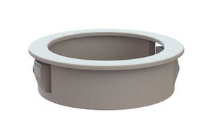 ESSENTRA COMPONENTS 22MP22529 Grommet, Open, 1.86 ", Nylon 6 (Polyamide 6), 2.25 ", 0.25 "