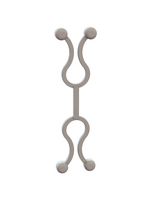 ESSENTRA COMPONENTS 23DBEZ001 Cable Tie, Nylon 6.6 (Polyamide 6.6), Natural, 2.75 ", 0.4 "