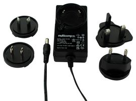 MULTICOMP PRO MP007770 AC/DC Power Supply, ITE, 1 Output, 24 W, 5 VDC, 3 A