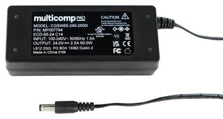 MULTICOMP PRO MP008786 AC/DC Power Supply, ITE, 1 Output, 60 W, 15 VDC, 4 A
