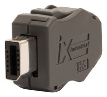 HIROSE / HRS IX31G-B-10S-CV(7.0) Modular Connector, IX Type B Plug, 1 x 1 (Port), 10P10C, Cat5e, Cat6a, Cable Mount