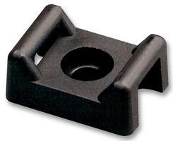 PANDUIT TM3S25-M0 Cable Tie Mount, Screw, 6.65 mm, Black, Nylon 6.6 (Polyamide 6.6), 22.3 mm, 16 mm