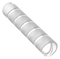 PANDUIT T25F-M Spiral Wrap, 0.25 ", 6.4 mm, Polyethylene, Natural, 1000 ft, 305 m