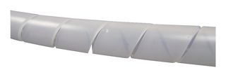 PANDUIT T38F-TL Spiral Wrap, 0.38 ", 9.5 mm, Polyethylene, Natural, 250 ft, 76.2 m