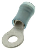 TE CONNECTIVITY - AMP 36158 Ring Tongue Terminal, M3.5, #6, 14 AWG, 2 mm², PIDG Series, Blue