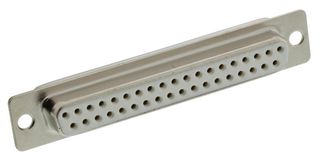 AIM CAMBRIDGE - CINCH CONNECTIVITY 40-9737S D Sub Connector, DB37, Standard, Receptacle, 97 Series, 37 Contacts, DC, Solder Cup