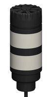 BANNER ENGINEERING TL50P2A TL50 PRO TOWER LIGHT WITH AUDIBLE, STANDARD BLACK HOUSING: 2 LIGHTED SEGMENTS